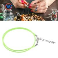 ราคา ปัญญา 20ชิ้นสร้อยคอขี้ผึ้งสาย,แว็กซ์ด้วยจับมือสร้อยคอสตริงเชือก,ทนทานปรับความยาวหนังสร้อยคอสตริงสําหรับจี้ (51765316540)