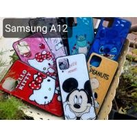 ราคา เคสและซองมือถือเคส Samsung A12 ขอบซิลิโคน+3D (6882230767)