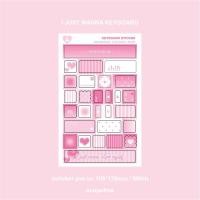 ราคา I just wanna keyboard sticker สติกเกอร์ติดคีย์บอร์ด (19389283365)