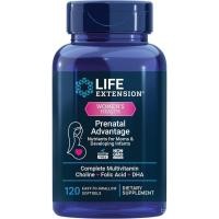 ราคา Life Extension Prenatal Advantage, Women multivitamin, Baby Support, folic Acid, Choline, omega-3s, Vitamin C, D3, B1, B6, B12, zinc, niacin, Gluten Free, Non-GMO, 120 ซอฟท์เจล (54214489942)