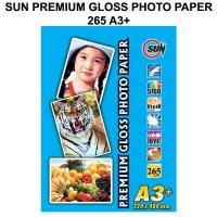 ราคา A3+ SUN Premium Gloss Photo Glossy Paper 265 แกรม (40433995386)