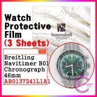 ราคา ฟิล์มกันรอยหน้าจอสําหรับ Breitling Navitimer B01 Chronograph (3 แผ่น) / AB0137241L1A1 / ฟิล์มสติ๊กเกอร์ป้องกันรอยขีดข่วนและการปนเปื้อน / ฟิล์มกันรอย (50759400469)