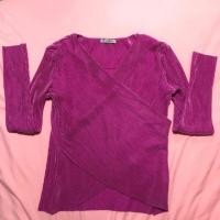 ราคา มือสองเสื้อใส่เที่ยวผ้าพีช แขนยาว ป้าย now or never สีชมพู (6538030322)