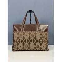 ราคา Givenchy Leather/canvas Tote Bag (26643153331)