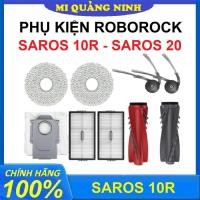 ราคา อุปกรณ์เสริมเครื่องดูดฝุ่นหุ่นยนต์ Roborock Saros 10R, Saros 20 - แปรงหลัก, กรอง hepa, แปรงด้านข้าง, ผ้าทําความสะอาด, ถุงขยะ (40713540427)
