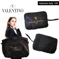 ราคา กระเป๋าผ้า แบรนด์ Valentino Italy ของแท้ มือสอง สีกรมท่า จุของมั่กๆ ราคาเบาๆ (3544503194)