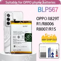 ราคา แบตเตอรี่ แบตคุณภาพสูง BLP567 Oppo Battery R1 R1S R1L R829 ประกัน 12 เดือน แบตคุณภาพสูง Replacement battery (41222540149)