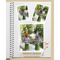 ราคา พานไหว้ครูทำจากลวดกำมะหยี่ พานดอกไม้ พานธูปเทียน งานhandmade (49861480448)