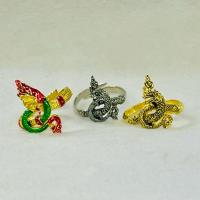 ราคา แหวนพญานาค พญานาค ทำจากทองเหลือง มี 3 สี เสริมศิริมงคล (22916884316)