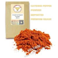 ราคา พริกคาเยนป่น ขนาด 250กรัม CAYENNE PEPPER POWDER 250Grams พริกคาเยน 100% อินเดีย (7731069466)