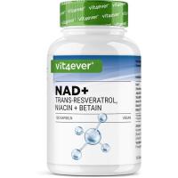 ราคา Vit4ever NAD+Capsules-500mg NAD+(Niacine Di-Coreไดออกไซด์)+250mg Reverse Resveratrol 98%+150mg Niacinamide+100mg Beet Somb (TMG) -120 แคปซูลมังสวิรัติ-Total (25348347356)
