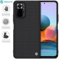 ราคา เคสไฟเบอร์ไนลอนแบบมีพื้นผิว Nillkin Xiaomi RedMi Note 10 Pro - Casing Black Soft Armor Original Black (41905731940)