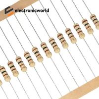 ราคา 100pcs 1/4W ตัวต้านทานฟิล์มคาร์บอน 0.25W 5% 1R-1M 1R 1.5R 10R 12R 15R 20R 100R 120R 200R 1K 1.2K 1.5K 2K 10K 12K 15K 20K 100K 100K 120K 150K 200K 1K 150K 200K 200K 1K 150K 200K 1K 150K 200K (284585961