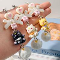 ราคา [พร้อมส่ง] พวงกุญแจแมวพระจันทร์เสี้ยวสุดคิ้วท์ สายห้อยกระเป๋าจี้โบว์หัวใจพาสเทล พวงกุญแจโมเดลแมวเหมียว (55512110180)