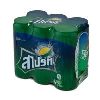 ราคา สไปรท์ น้ำอัดลม 325 มล. x 6 กระป๋อง Sprite 325 ml. Soda, 6 cans (4747846036)