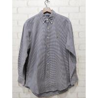 ราคา เสื้อเชิ้ต Ralph Lauren แท้ลายตารางเล็ก (Gingham) สีกรมท่า–ขาวรุ่น Yarmouth ผ้า Oxford Cotton 100% อก 46" ยาว 30.5" (55754361729)