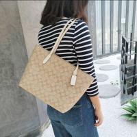 ราคา COACH ZIP TOP TOTE IN SIGNATURE CANVAS 4455 (29777235935)
