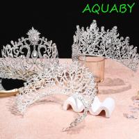 ราคา AQUABY Baroque คริสตัล Crown, Bar Mitzvah Crown ผม Hoop โลหะ Prince Crowns, อารมณ์อุปกรณ์เสริมผมสไตล์เกาหลีแถบคาดศีรษะรอบ Tiaras Queen (55466253457)