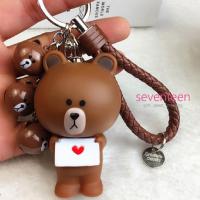 ราคา GANTUNGAN New Pop Line Friends Bell Brown Love Letter พวงกุญแจตุ๊กตา (9081936694)