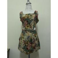ราคา ชุดเซทเสื้อกระโปรงลายดอก (27880595222)
