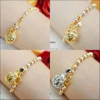 ราคา สร้อยข้อมือสองกษัตริย์ จี้ถุงทองนพเก้า งานหุ้ม 5 ไมครอน (804114256)