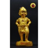 ราคา 927** กุมารทอง จินดามณี รับทรัพย์ ลงทอง ขนาดบูชา เนื้อเรซิ่น หลวงพ่อสาคร วัดหนองกรับ ปี 2569 ( ปิ่นเงินแท้ ) ฝังพลอยสี (53264116131)