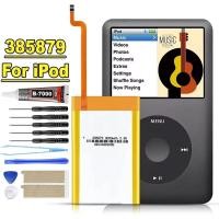 ราคา 3000มะห์ 385879 SSD HD อัพเกรดแบตเตอรี่สําหรับ iPod 5th gen วิดีโอ 30gb iPod 6th gen classic 80gb 120gb 7th gen 160gb แบตเตอรี่ใหม่ (54215709666)