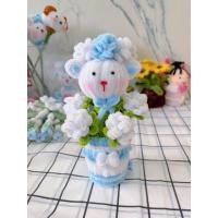 ราคา (พร้อมส่ง) ของขวัญวันแม่ พร้อมป้ายแท็กรักแม่ ตุ๊กตาหมีดอกมะลิ ทำจากลวดกำมะหยี่ งานปราณีต สวยงาม ไม่เหี่ยวเฉา (42732509578)