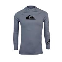 ราคา เสื้อว่ายน้ำแขนยาว Rashguard สีเทาดำ (26207401348)