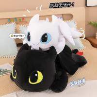ราคา ตุ๊กตามังกรเขี้ยวกุดสีดำขาว Toothless ขนนุ่ม แบบนอนหมอบ ตุ๊กตามังกร How to Train Your Dragon ของเล่น ของขวัญ (46966026009)