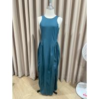 ราคา ส่งต่อ เดรสยาว Maxi Dress สีเขียวหัวเป็ด ดีไซน์หรู ทรงสวยสับ (57261012051)