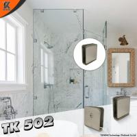 ราคา ตัวหนีบกระจก Stainless 304 ตัวยึดหนีบประตูกระจกบานเปลือย ตัวหนีบกระจก รุ่น TK 502 G (4555094592)