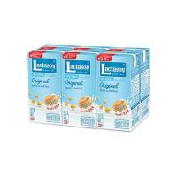 ราคา แลคตาซอย นมถั่วเหลือง UHT รสออริจินัล (6กล่อง) (25408639078)