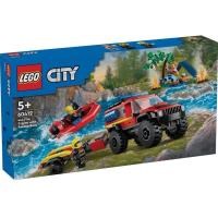 ราคา LEGO City 60412 4x4 Fire Truck with Rescue Boat by Bricks_Kp (29803245536)