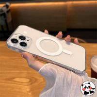 ราคา SAMSUNG ปลอกแม่เหล็กสําหรับSamsung Galaxy J8 2018 J7 Pro J5 J2 Prime J6 J4 Plus A7 2018 2015 5G 4GฝาครอบSimple Softชาร์จไร้สายโปร่งใสเคสโทรศัพท์ (53505919891)