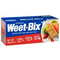 ราคา แซนนิทาเรียมวีทบิกซ์ซีเรียล 375กรัม Sanitarium Weet Bix Breakfast Cereal 375g. [หมายเลขบาร์โค้ด 9300652010374 ] (53315436717)