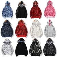 ราคา ♞BAPE Aape SHARK เสื้อสเวตเตอร์ แจ็กเก็ตซิป เสื้อฮู้ดทรงหลวมแฟชั่นลําลอง 2025 (29687489680)