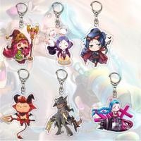ราคา พวงกุญแจ, Standee Model League of Legends Character Jinx Vayne Lulu Teemo Lucian Study and Work Desk Decorative (53216134625)