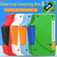 ราคา SCOPE Fiber End Face Cleaning Box, Fine Fibers เปลี่ยน Core Pigtail Cleaner Cassette, Cassette สะดวก Fast SC/FC/ST/LC Fiber Wiping Tool FTTH Fiber Optic (50066194429)