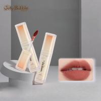 ราคา YED8E品⭐JELLY BUBBLE Lip Glaze Jelly Bubble Cream Core Soft Mist Lip Glaze Naked Makeup ลิปสติกอ่อนโยน Moisturize และ Fade Lip Lines Lip Glaze (49162578738)