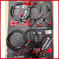 ราคา VRX RACING YAMAHA NMAX 155 (ABS) NVX 155 V3 STAILESS STEELTELFON BRAKE HOSE (4 IN 1) (50465001981)