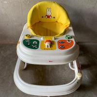 ราคา Baby walker รถวงกลมหัดเดิน แบรนด์ญี่ปุ่น ides มือสอง ลาย miffy สีเหลือง (มือหนึ่งราคา 7,xxx) (26108175407)
