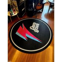 ราคา คุณภาพดี David Bowie David Bowie Rock Art Lightning Stage กลองไฟฟ้าขาตั้งกลองที่นั่งแผ่นพื้นพรม (56964877616)