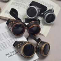 ราคา ยอดนิยม y2k ฮาโลวีน Steampunk Retro Goggles วัฒนธรรมเอเชีย cos Props ตกแต่ง Rock แว่นตากันแดด (48414582613)