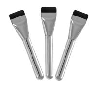 ราคา 3 Pcs Thin Foundation Makeup Brush Flat Liquid Foundation Brush Straight Edge Foundation Brush for Wakemake Cosmetic Application Face Makeup (55863732086)