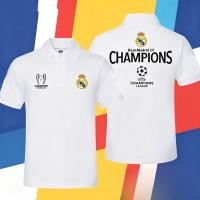 ราคา โปโลเชิ้ต Real Madrid สองหน้าโลโก้สโมสรบอลลีกแชมป์ยุโรป เหมาะแฟนฟุตบอล (50112408769)