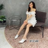ราคา B13-544 รองเท้าส้นสูง ทรงหัวแหลมเปิด ใส่สวยมาก สั่งด่วนก่อนหมด (17790902791)