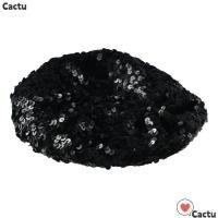 ราคา Cactu หมวกเบเร่ต์ ปักเลื่อม กลิตเตอร์ หลากสีสัน แฟชั่นใหม่ สําหรับผู้หญิง เหมาะกับการเต้นรํา (14412215291)