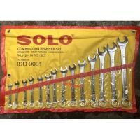 ราคา SOLO ชุดประแจแหวนข้างปากตาย ประแจรวม SOLO ขนาด 8-24mm 14ตัว/ชุด (6407768299)