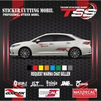 ราคา สติ๊กเกอร์ติดรถ Toyota Corolla Altis, สติ๊กเกอร์แถบรถยนต์ Toyota Corolla Altis, สติ๊กเกอร์ครอบครองรถยนต์ (28523055372)